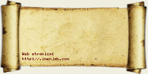 Nikolina Ćebić vizit kartica